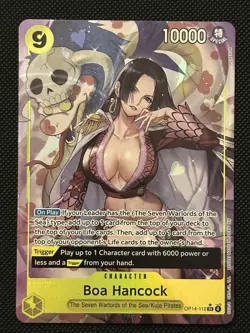 Boa Hancock OP14-112 SR Alt Art The Azure Sea’s Seven English One Piece TCG - Image 1