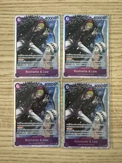 Rosinante & Law EB04-038 SR Playset x4 - One Piece CCG The Azure Sea's Seven ENG - Image 1