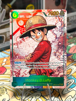 2025 One Piece TCG Carrying On His Will Monkey.D.Luffy Alt Art OP13-118 SEC - NM - Image 1