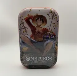 Bandai One Piece Tin Pack Set Vol.2 2 Packs English Promo Luffy OP-13 - Image 1