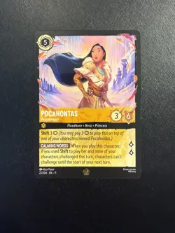 Disney Lorcana Pocahontas Peacekeeper 22/204 Winterspell (non foil) NM - Image 1