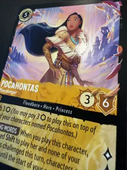 Disney Lorcana Pocahontas Peacekeeper 22/204 Winterspell (non foil) NM - Image 3