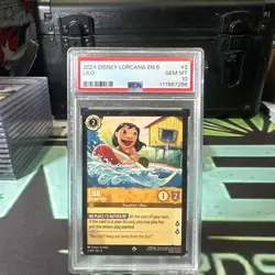 2024 Disney Lorcana Lilo -Escape Artist 2/204 Azurite Sea Cold PSA 10 POP 3 - Image 1