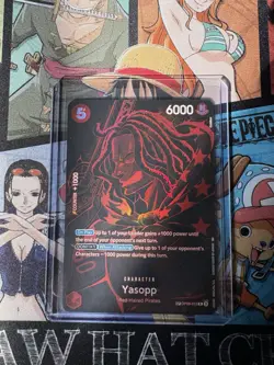 One Piece OP09-013 Yasopp SP | Alt Art English Parallel OP12 CCG CARD ENG Master - Image 1