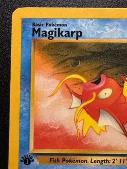 1st Edition Magikarp 47/82 Team Rocket Pokemon Card Rare LP - Image 3
