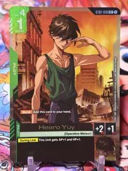 HEERO YUY - Gundam Card Game ST02-010 - C+ Starter Deck 02: Wings of Advance - Image 1