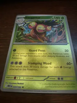 Exeggutor 005/132 Me01: Mega Evolution Reverse Holo pokemon card - Image 1