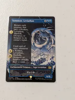 MTG Summon: Leviathan (Borderless) Final Fantasy NM - Image 1