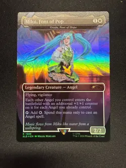 Miku, Font of Pop / Giada, Font of Hope - FOIL - NM - Secret Lair MtG - Image 1