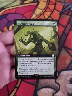 Hardened Scales (Extended Art) Universes Beyond: Fallout Regular MTG NM - Image 1