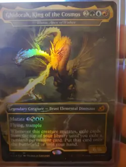 *1x FOIL Ghidorah, King of the Cosmos* MTG Ikoria: Lair of Behemoths - NM/M - Image 1