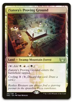 Ziatora's Proving Ground #261 (Foil) (NM) Streets New Capenna SNC Magic MTG - Image 1