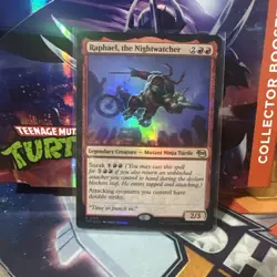 x1 Raphael, the Nightwatcher - Foil R MTG Teenage Mutant Ninja Turtles M/NM, Eng - Image 1
