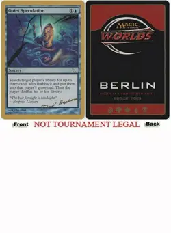 Quiet Speculation (Dave Humpherys - 2003) World Championship NM - Image 1