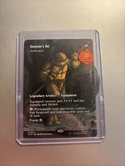 NM Borderless Donnie's Bo, MTG, TMNT, Magic the Gathering, 17 - Image 2