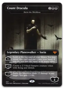 Count Dracula - Sorin the Mirthless #337 (NM) Crimson Vow VOW Magic MTG - Image 1