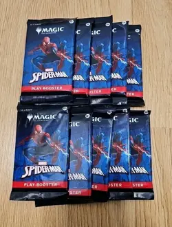 10x MTG Spider-Man Play Boosters - Image 1