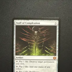 Staff of Compleation - MTG - Phyrexia: All Will Be One (ONE) #242 - Image 3
