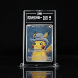 2023 SVP Pokemon X Van Gogh Promo #085 Pikachu With Grey Felt Hat TAG 9 (944) - Image 1