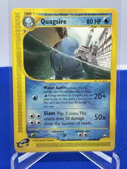 Pokemon Card 2002 Aquapolis - Quagsire - Non-Holo Rare - NM - 30/147 WOTC HTF - Image 1