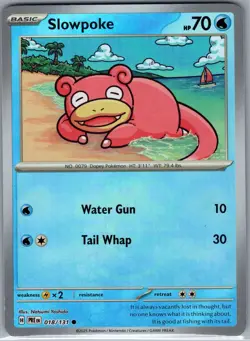 Slowpoke (Master Ball) 018/131 SV: Prismatic Evolutions - Pokemon Card - NM - Image 1