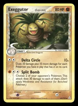 Exeggutor 41/110 NM Uncommon Holon Phantoms 2006 Pokemon TCG - Image 1
