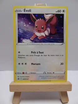 Carte Pokemon " Evoli " Holo - Promo - SWSH127 - Epee & Bouclier - NM - FR - Image 2