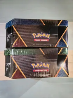Lot of 2 Pokemon Divergent Powers Tins Hisuian Decidueye & Samurott - Image 4