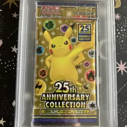 2021 Pokemon Japanese 25th Anniversary Collection PSA 10 Foil Booster Pack - Image 2