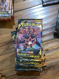 Pokemon Darkness Ablaze Booster Pack Factory Sealed - Image 1