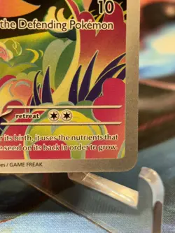 Pokemon TCG Bulbasaur 133/132 ME01: Mega Evolution Stamped Promo NM - Image 3