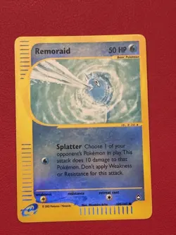 Pokemon Aquapolis Remoraid Reverse Holo 105/147 - Image 1