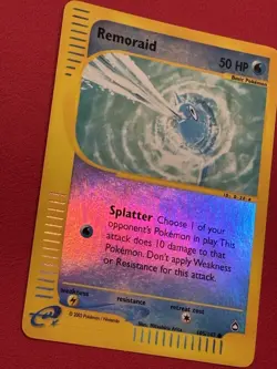 Pokemon Aquapolis Remoraid Reverse Holo 105/147 - Image 2