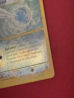 Pokemon Aquapolis Remoraid Reverse Holo 105/147 - Image 5