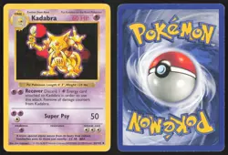 Pokemon TCG | Kadabra 32/102 | Uncommon | Base Set | Shadowless Lightly Played - Image 1