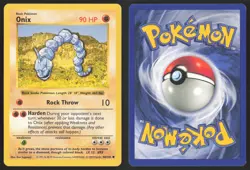 Pokemon TCG | Onix 56/102 | Common | Base Set | Shadowless Lightly Played - Image 1