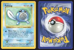 Pokemon TCG | Poliwag 59/102 | Common | Base Set | Shadowless Lightly Played - Image 1