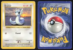 Pokemon TCG | Dratini 26/102 | Uncommon | Base Set | Shadowless MP - Image 1