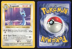Pokemon TCG | Dragonair 18/102 | Rare | Base Set | Shadowless Moderately Played - Image 1