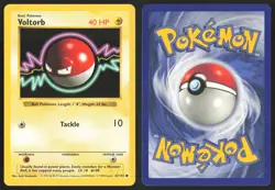 Pokemon TCG | Voltorb 67/102 | Common | Base Set | Shadowless Lightly Played - Image 1