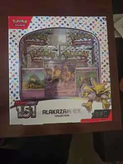 Pokemon Scarlet & Violet 151 Alakazam EX Collection Box New Factory Sealed 🔥 - Image 1