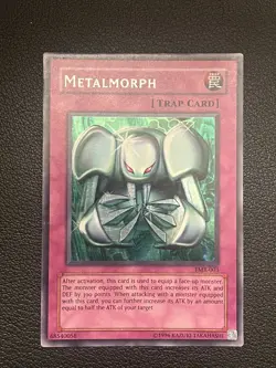 Metalmorph FMR-003 Secret Rare Promo Forbidden Memories 2002 LP Yu-Gi-Oh - Image 1