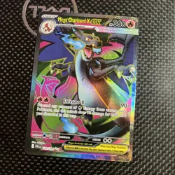Mega Charizard X EX 109/094 Full Art Foil Mega Evolution Pokemon Card - Image 1