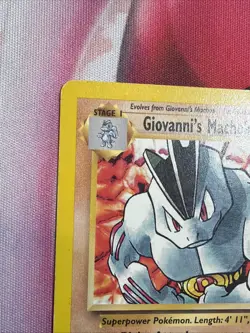 Giovanni's Machoke 42/132 Gym Challenge Set Unlimited 2000 Pokemon Card - Image 2