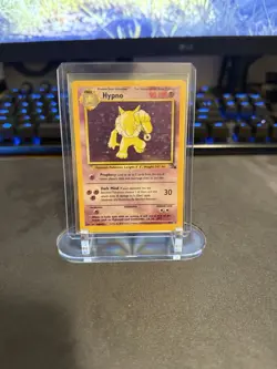 Hypno 8/62 Fossil Holo Rare Vintage Pokemon Card - Image 1