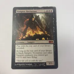 Vampire Nocturnus 118 / 249 HP Magic 2010 Core Set M10 Flying Vampire Lord - Image 1