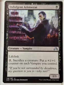 Indulgent Aristocrat - Shadows over Innistrad - Magic the Gathering MTG Nice! - Image 1