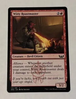 MTG Witty Roastmaster - Streets of New Capenna LP - Image 1