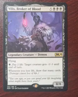 MTG Vilis Broker of Blood x1- -Core Set 2020 nm - Image 1