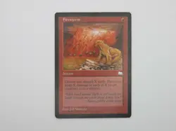 Firestorm - MTG Weatherlight Rare Reserved List Actual Pics Light/moderate play - Image 1